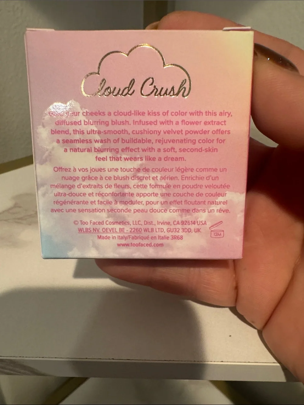 Too Faced Cloud Crush Blurring Blush